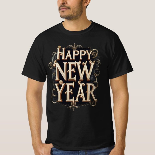 Happy New Year Celebration T-Shirt (Vorderseite)