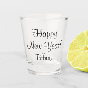 Happy New Year Classy Schnapsglas