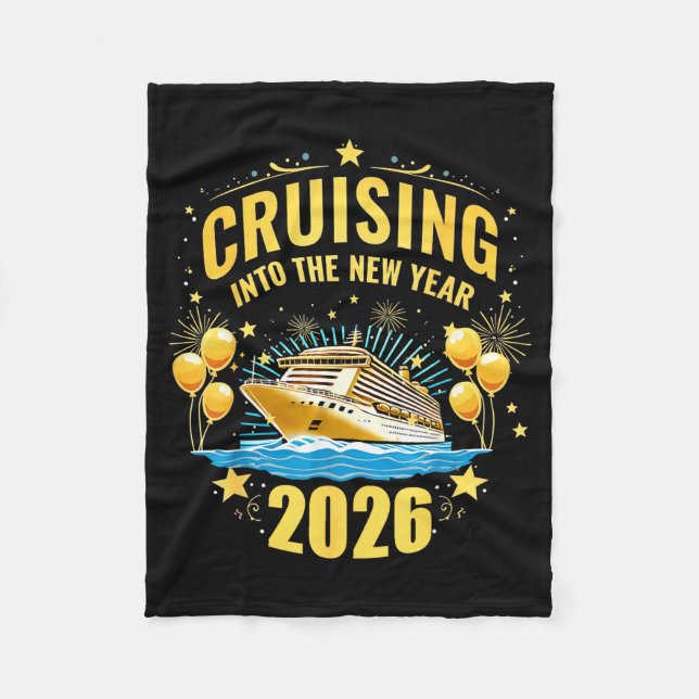 Happy New Year Cruise 2026 Party Trip Cruising Int Fleecedecke (Vorderseite)