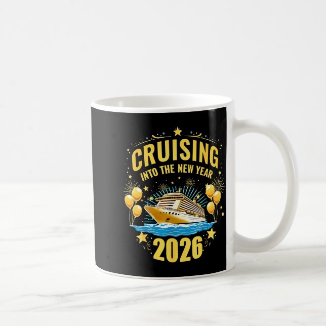 Happy New Year Cruise 2026 Party Trip Cruising Int Kaffeetasse (Rechts)