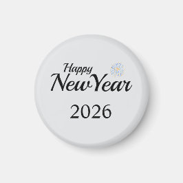 Happy New Year Custom Present Magnet