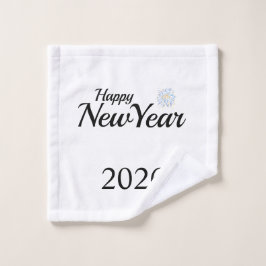 Happy New Year Custom Present Waschlappen