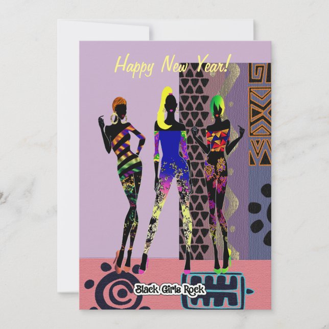 Happy New Year Einladung (Vorderseite)