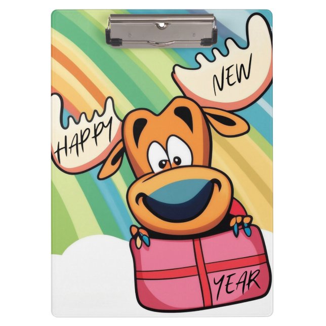 Happy New Year Else - Festivals Design der Feier Klemmbrett (Vorderseite)