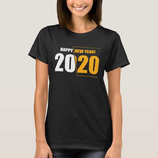 Happy New Year Eve 2020 20 and 20 Party Midnight N T-Shirt (Vorderseite)