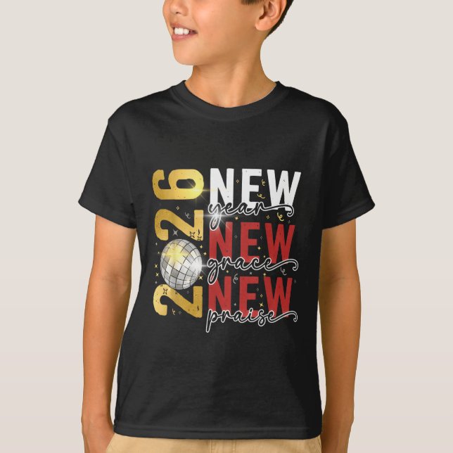 Happy New Year Eve 2026 New Year Party Hello 2026  T-Shirt (Vorderseite)