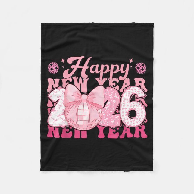 Happy New Year Eve 2026 Party Family Matching Men  Fleecedecke (Vorderseite)