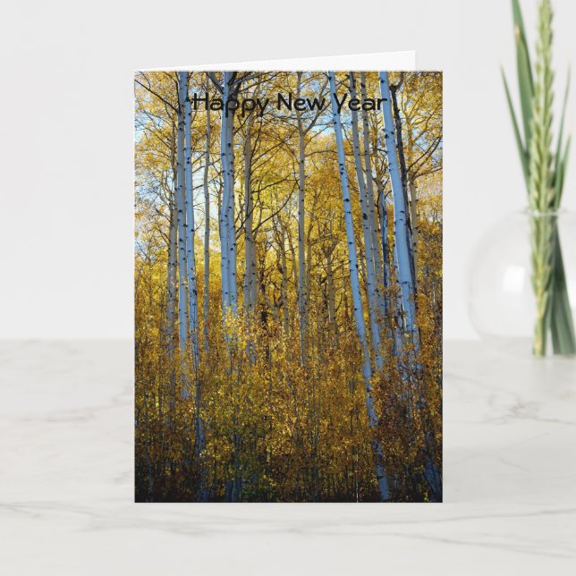 Happy New Year Feiertagskarte (Vorderseite)