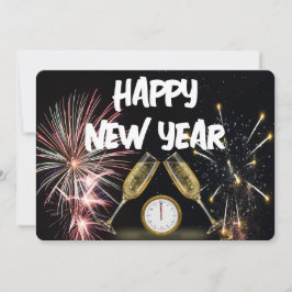 Happy New Year Feiertagskarte