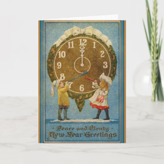 Happy New Year Feiertagskarte