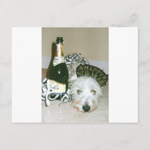 Happy New Year Feiertagspostkarte