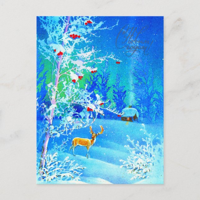 Happy New Year Feiertagspostkarte (Vorderseite)