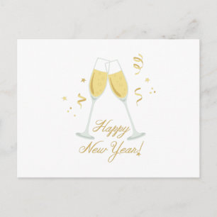 Happy New Year Feiertagspostkarte