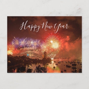 Happy New Year Feiertagspostkarte