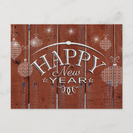 Happy New Year Feiertagspostkarte