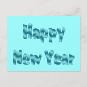 happy new year feiertagspostkarte