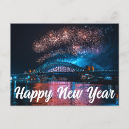 Happy New Year Feiertagspostkarte