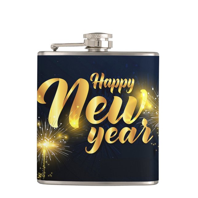 Happy New Year Flachmann (Happy New Year Flask!)
