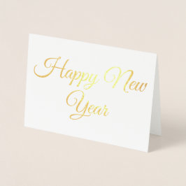 Happy New Year Folienkarte