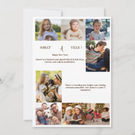 Happy New Year Foto Gesamt Neujahr Card Einladung