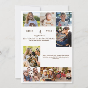 Happy New Year Foto Gesamt Neujahr Card Einladung