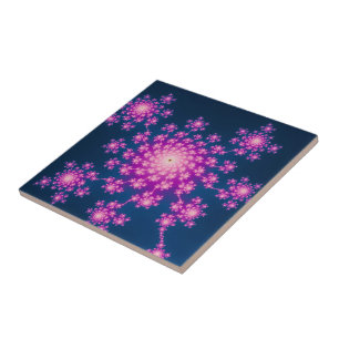 Happy New Year Fraktal Fliese