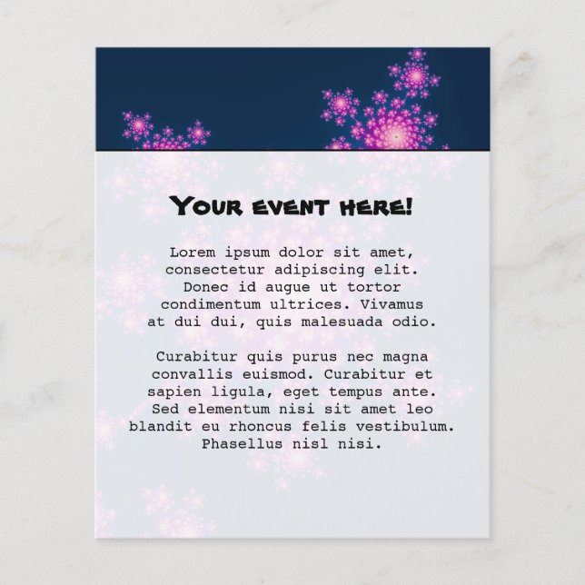 Happy New Year Fraktal Flyer (Vorne)