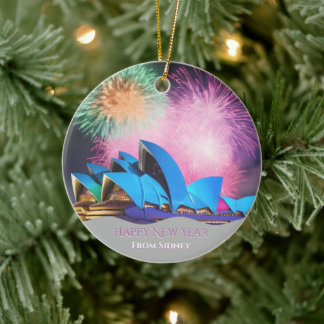 Happy New Year from Sidney Customizable Ornament