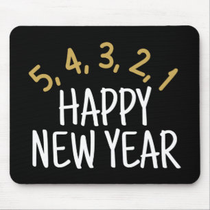 Happy New Year Funny Mousepad