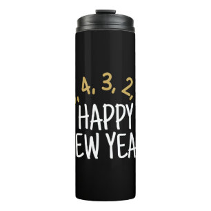 Happy New Year Funny Thermosbecher