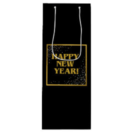 Happy New Year Geschenktüte Für Weinflaschen