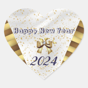 Happy new year gold stylish Sticker