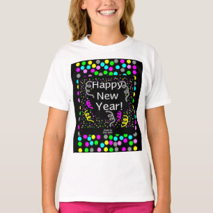 Happy New Year GrußGirls White Basic T Shirt