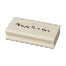 Happy New Year Gummistempel