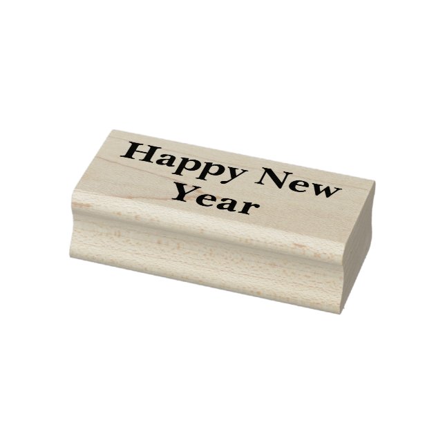 Happy New Year Gummistempel (Stempel)