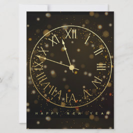 Happy New Year Holiday Card Feiertagskarte