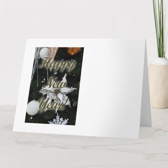 Happy New Year Karte (Vorderseite)