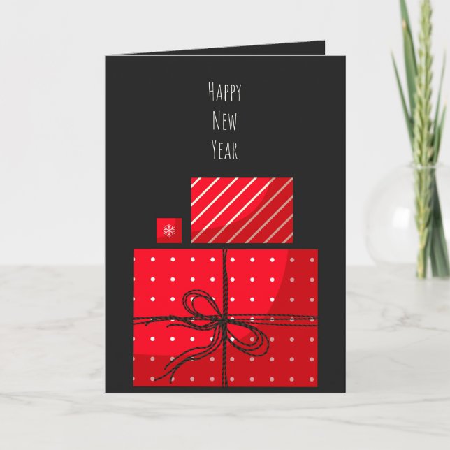 Happy New Year Karte (Vorderseite)