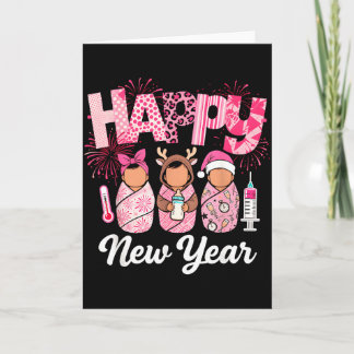 Happy New Year Labor Delivery L&d Nurse Nye Pa Karte