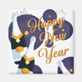 Happy New Year Magnet