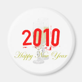Happy New Year Magnet Template