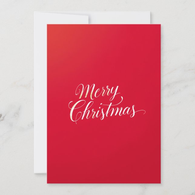 Happy New Year Merry Christmas Holiday Season Card (Vorderseite)
