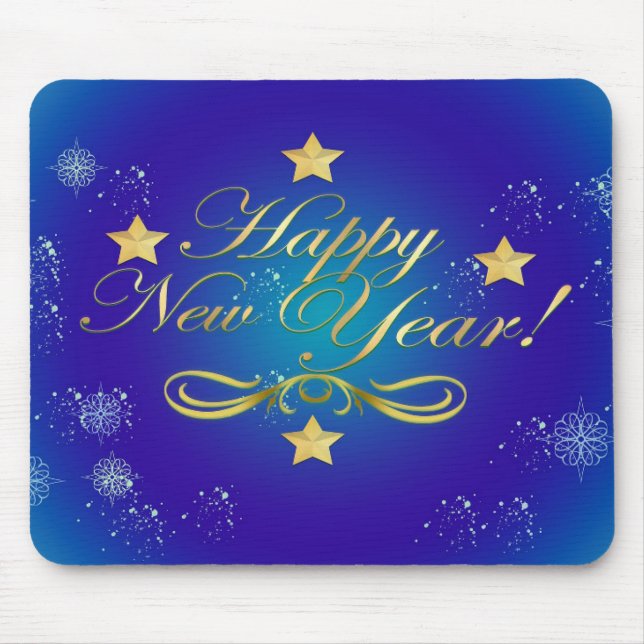 Happy New Year Mousepad (Vorne)
