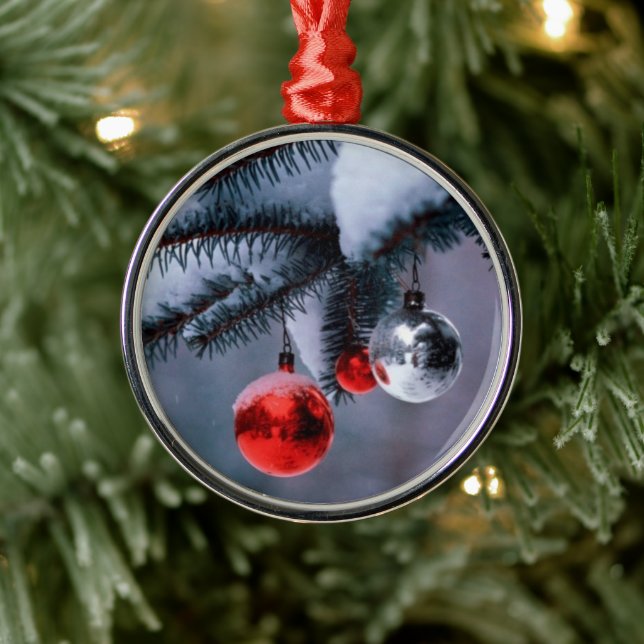 Happy New Year Ornament Aus Metall (Baum)