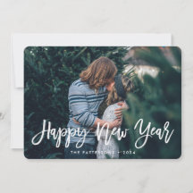 Happy New Year Overlay | Fotokarte für den Urlaub