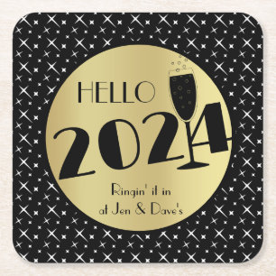 Happy New Year Paper Untersetzer