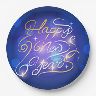 Happy New Year Pappteller