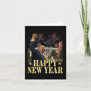 Happy New Year Party 2025 Trump 2024 Nehmen Amerik Karte