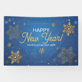 Happy New Year party backdrop  Banner