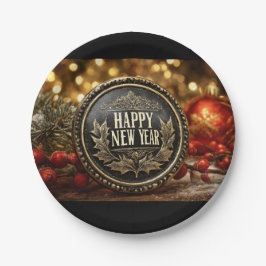 Happy New Year party Pappteller